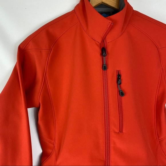 EMS Soft Shell orange fleece jacket size XS - Picture 2 of 7